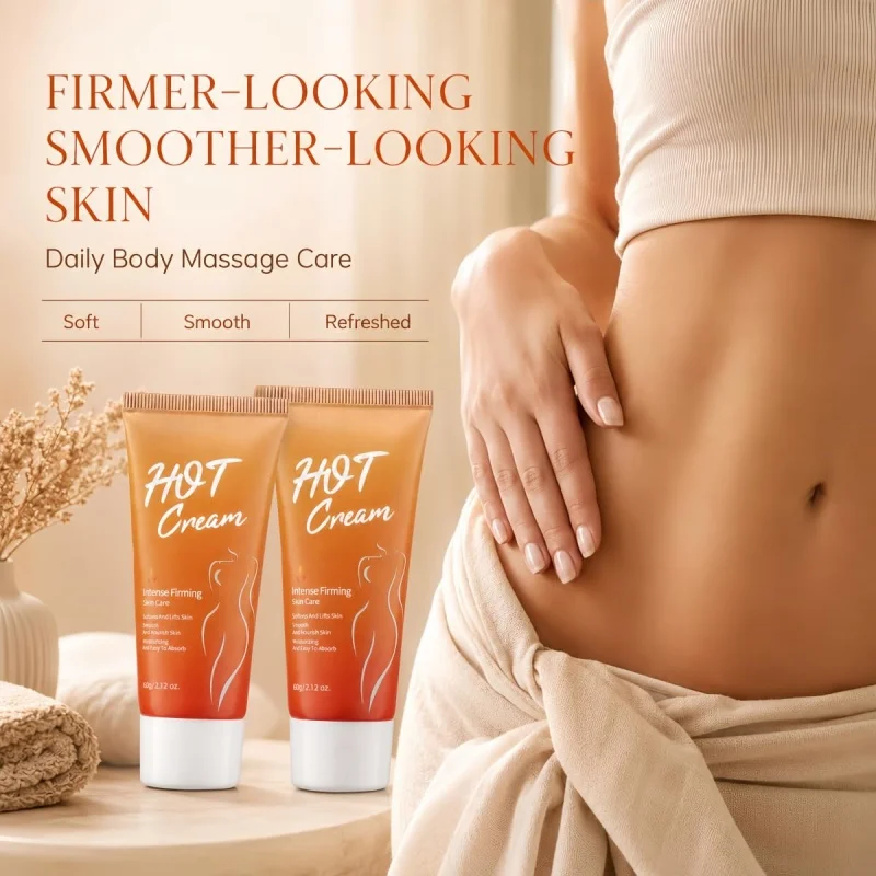 60g Hot Cream Slimming Gel Fat Burner Massage Cream for Women Men Warming Firming Body Skin Care Moisturizing Spa Massage