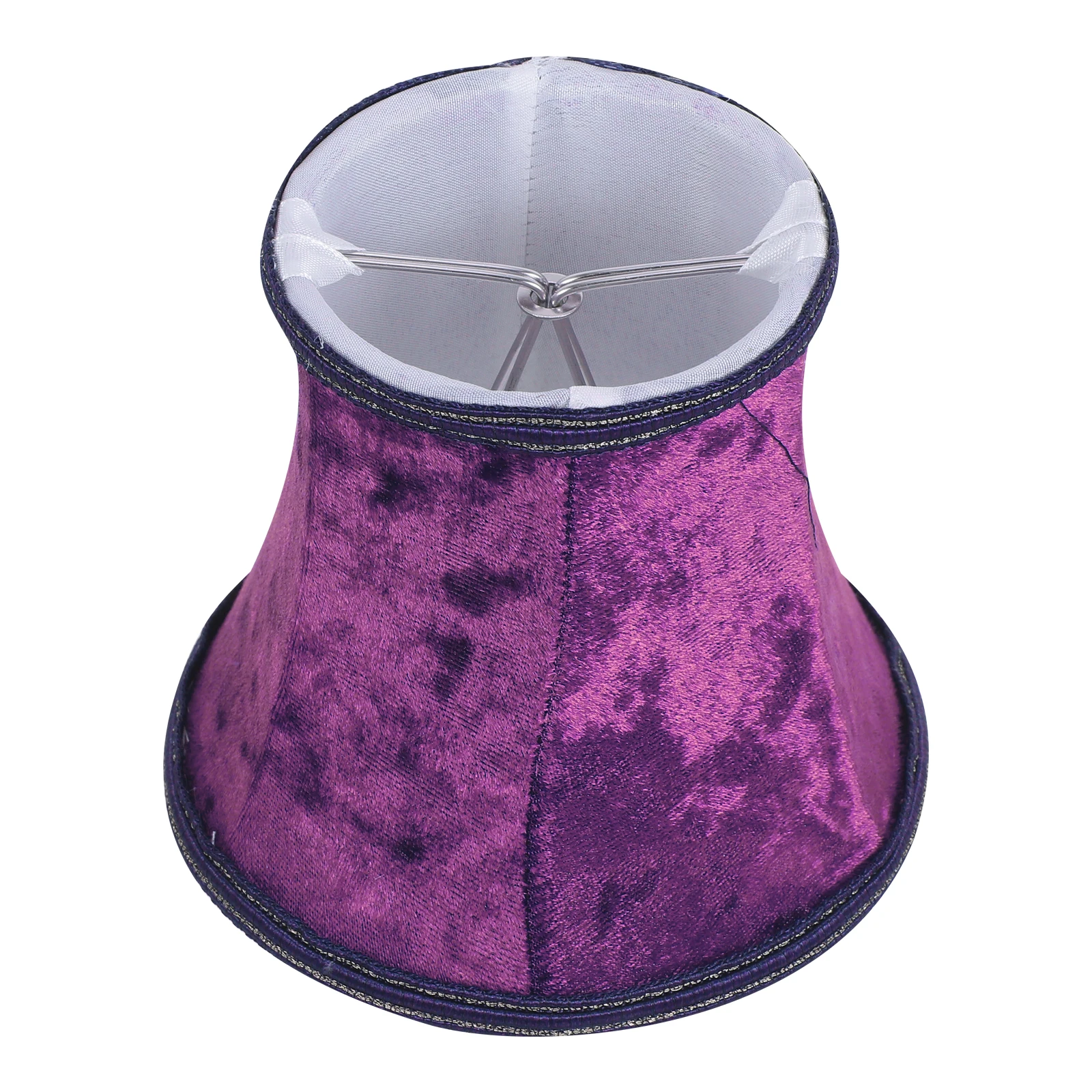 

1 pc Cloth Shade Decorative Cover For Chandelier Household Light Dust Proof Sturdy Bracket Easy Installation Simple Diy Lamp