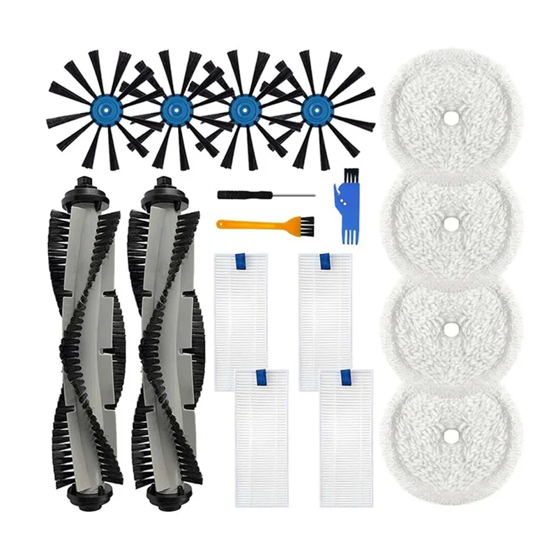 

A47U For Bissell 3115 / EV675 Robot Vacuum Cleaner Main Side Brush Hepa Filter Mop Rag Cloth Attachment Replacement Spare