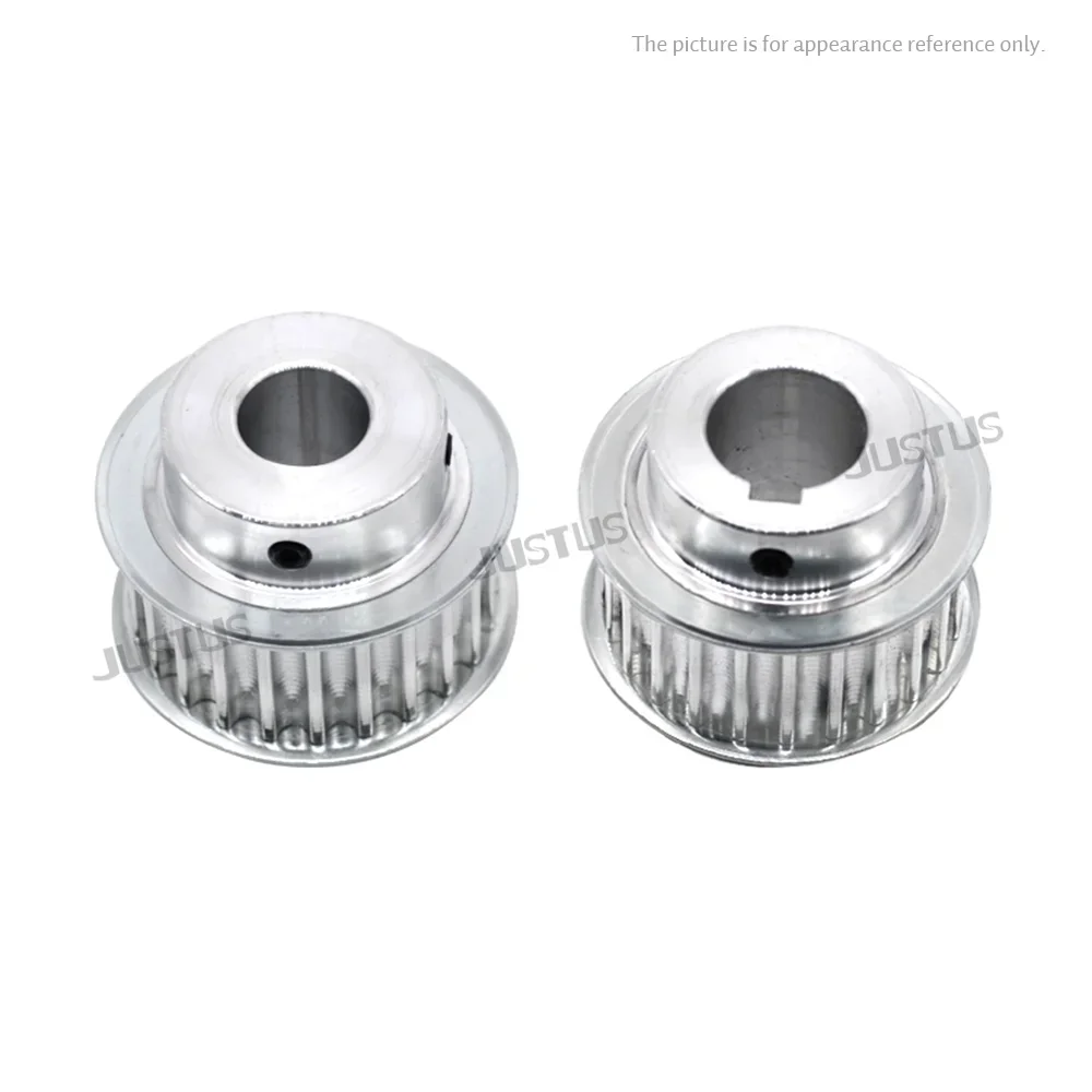24T/25T/26Tooth HTD 3M BF Type Timing Pulley With Gear Pitch 3mm Inner Hole Of 4/5/6/6.35/8/10/12/14mm For Belt Width: 6/10/15mm