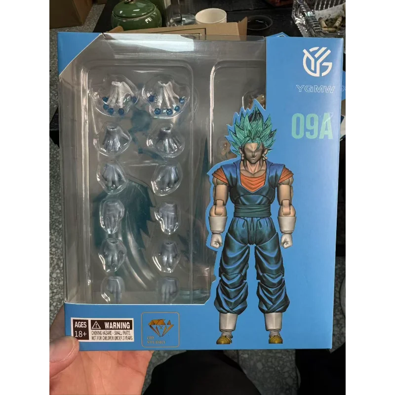 

В наличии, доставка за 24 часа: Коллекционная фигурка YGmw Studio Dragon Ball Z SHF Longying Vegito Super Saiyan, модель аниме-персонажа, подарок
