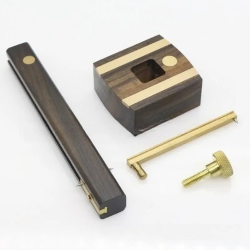 8-Inch ebony scribe, clamp, wooden well square, functional screw woodworking clamp