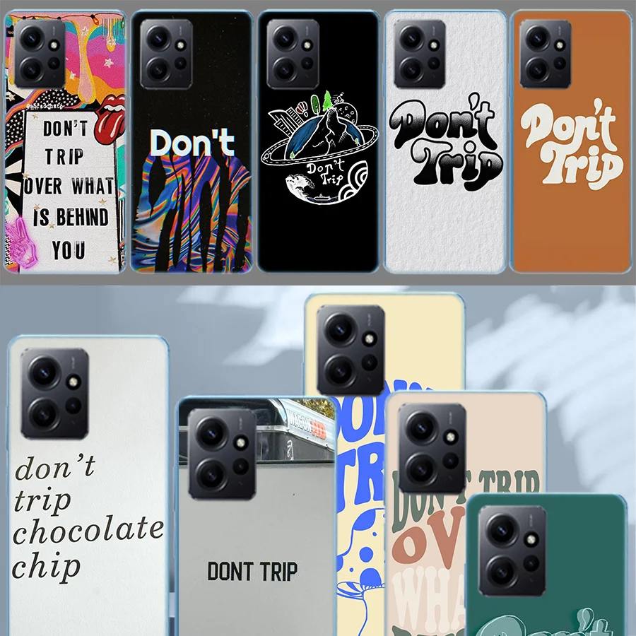 Capa de Celular M-Mac M-Miller D-Dont T-Trip para Redmi Note 14 15 Pro 5G 13 12 Pro Plus 11 11T 11E 11S 10 Pro 10S 9 9S