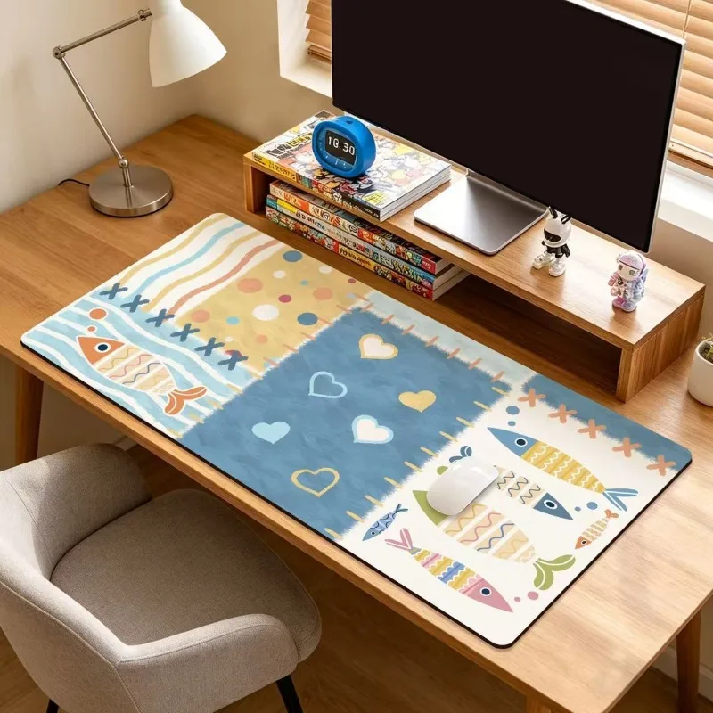 oversized mouse pad simple boys and girls e-sports game office wrist guard computer desk mat