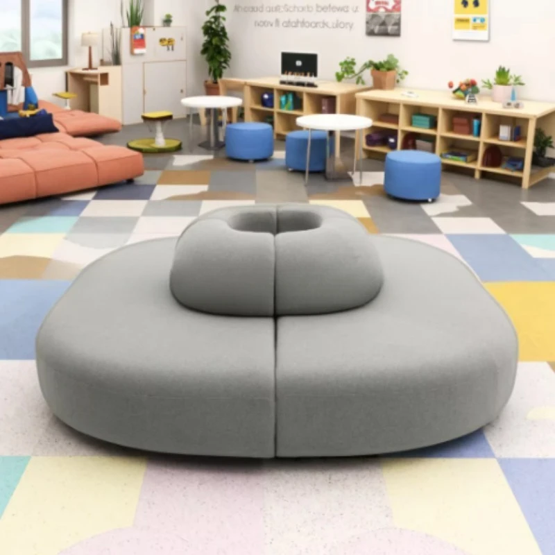 Comfortable common areas, seating furniture, soft sofas, office