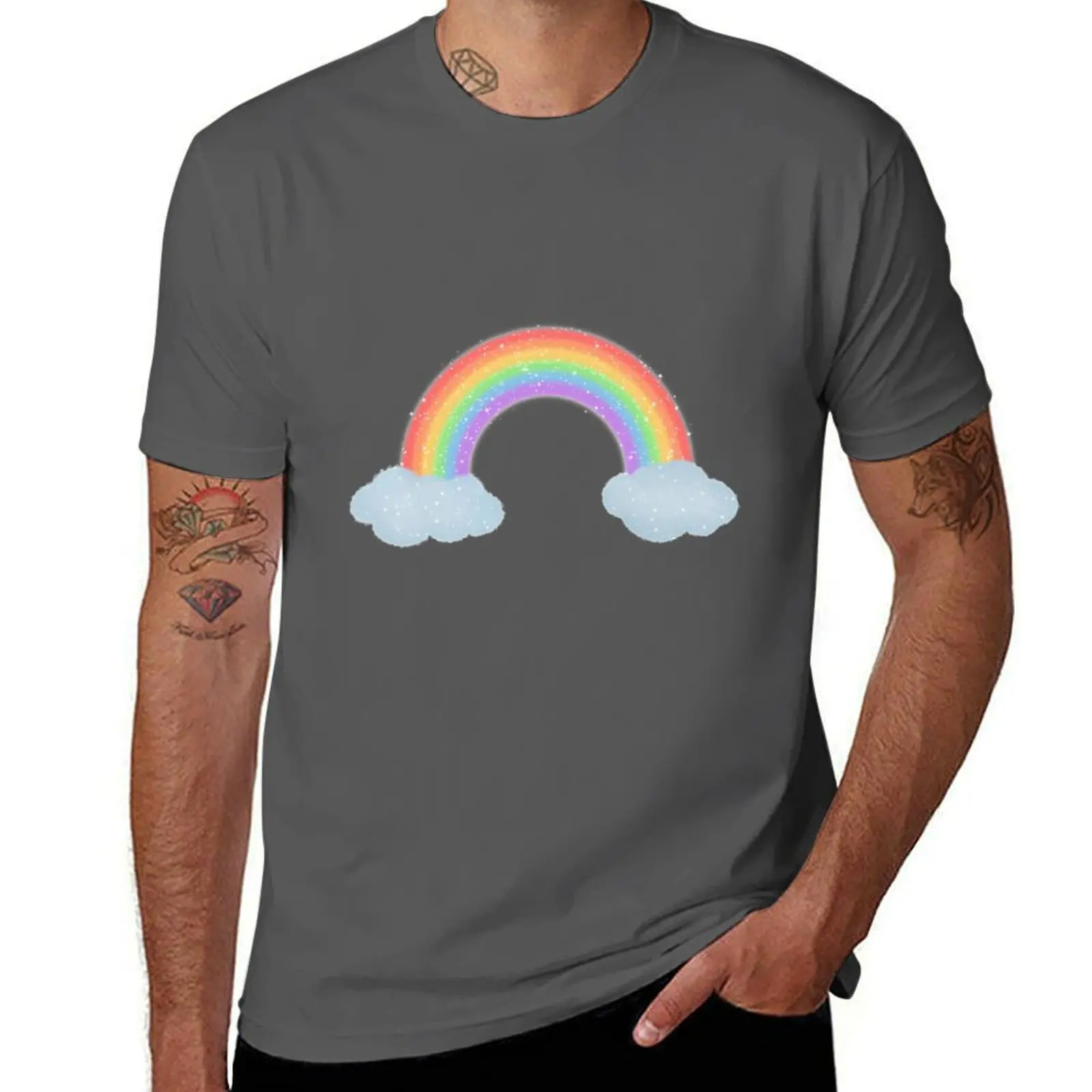 rainbow glitter T-Shirt Moisture Wicking Quick Dry Tee