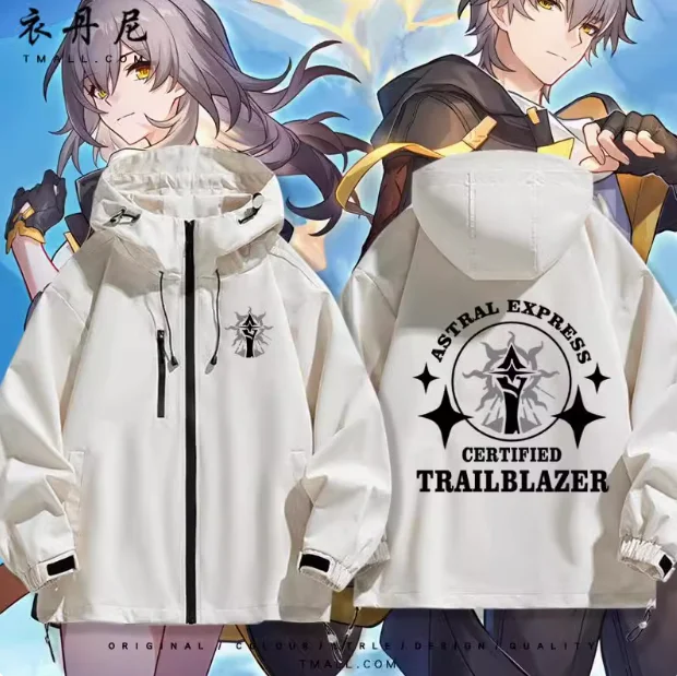 

Anime Honkai: Star Rail Trailblazer Hooded Outdoor Jackets Cosplay Autumn Winter student Men Women Coat Jacket Tops