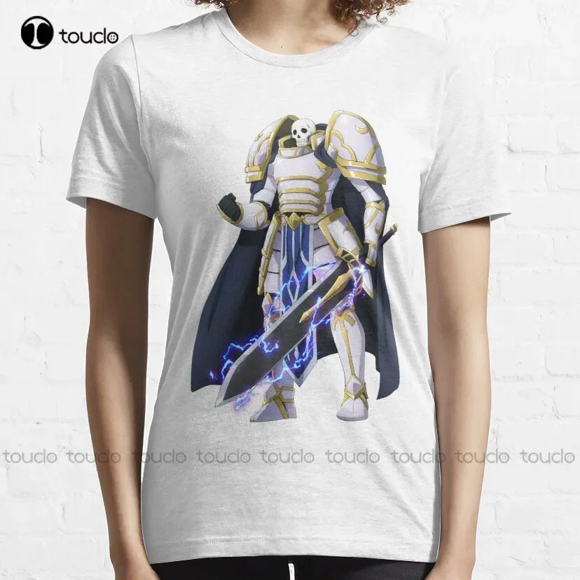 The Skeleton Knight Classic T-Shirt White Tshirts For Mens Cotton Tee T Shirts Digital Printing Harajuku Streetwear New Popular