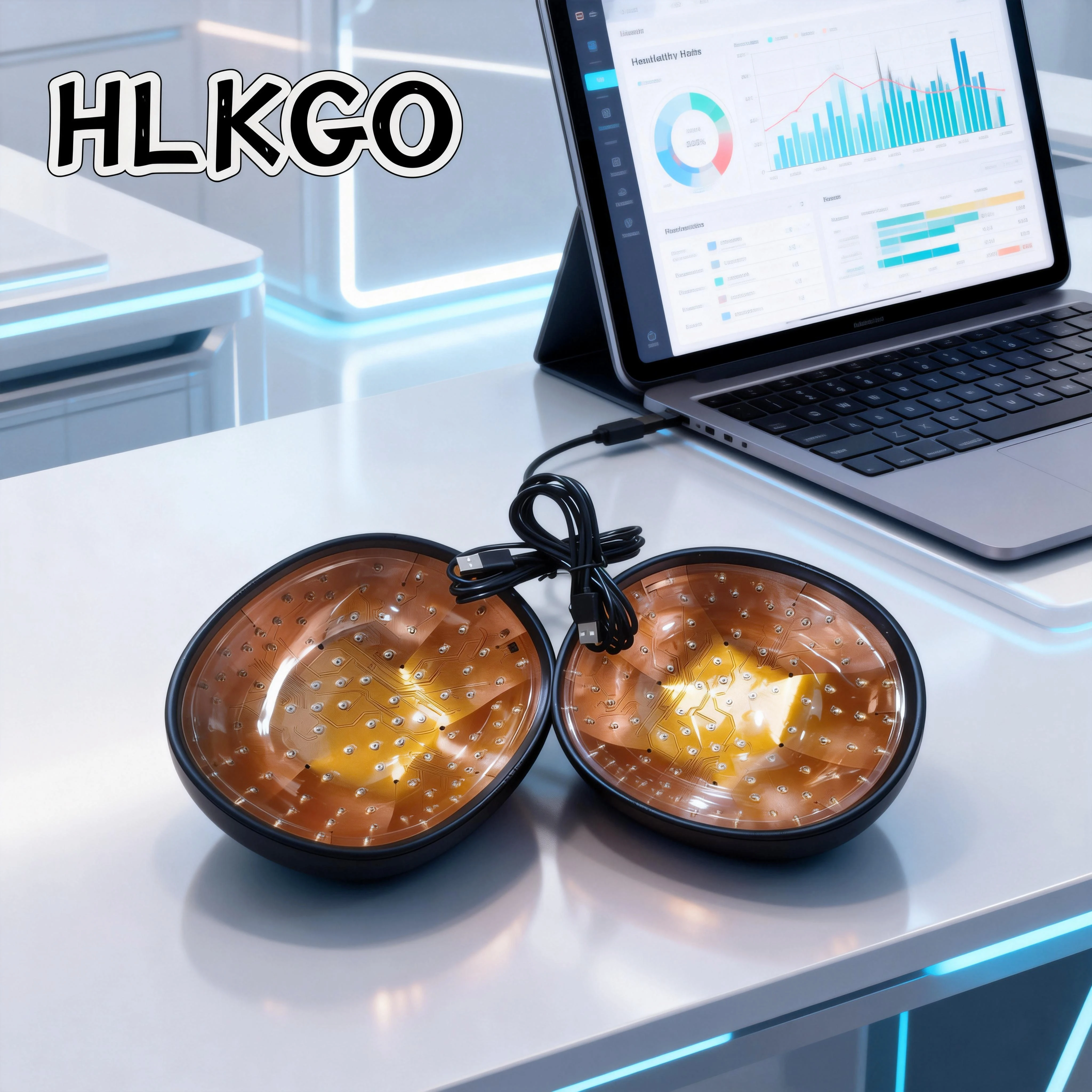 

USB-перезаряжаемая лазерная шапка-шлем для роста волос, устройство светотерапии LLLT, против выпадения волос, для мужчин и женщин