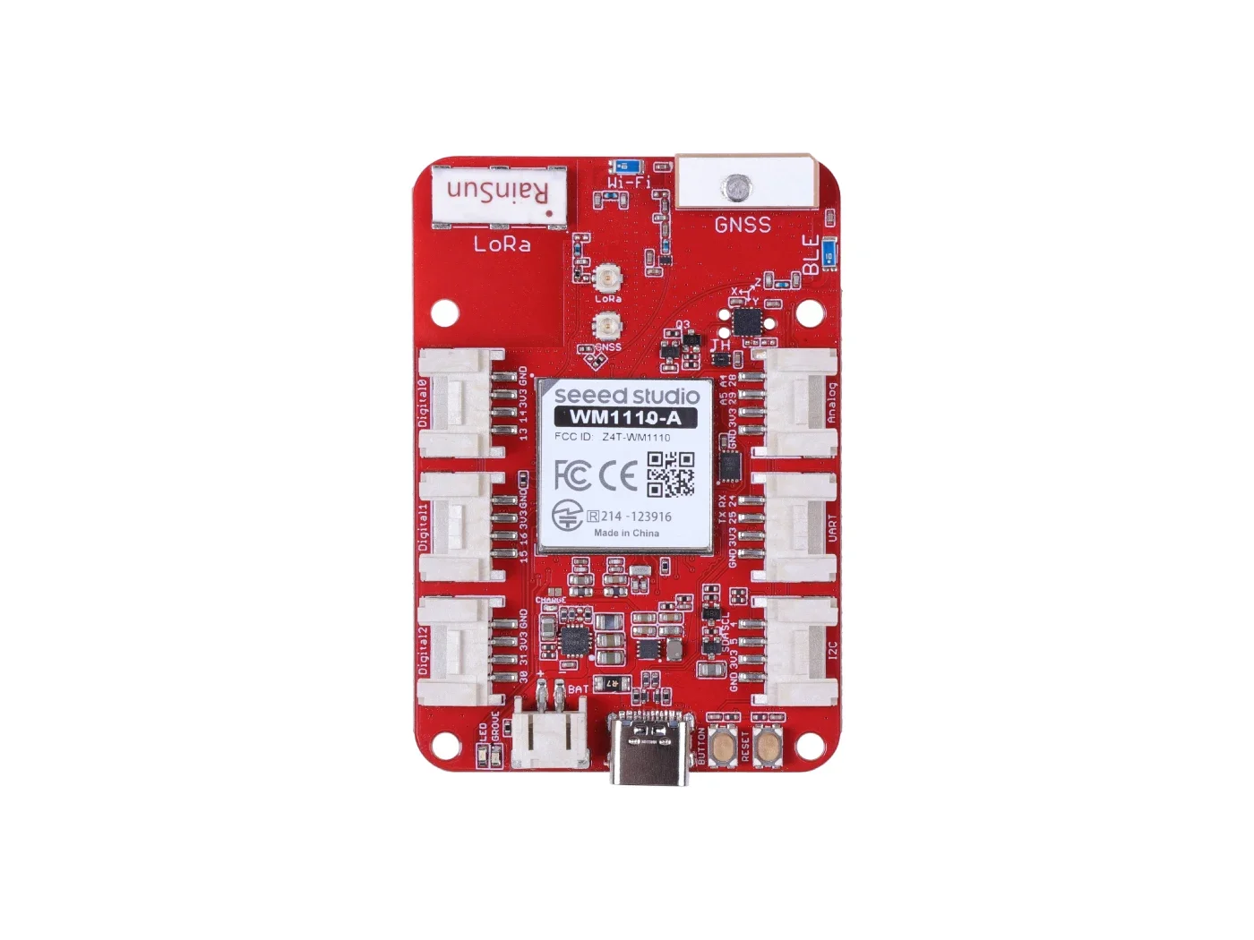 SmCpWio Tracker 1110 Dev Board Semtech LR1110 Wi-Fi Scan Multi-Protocol For Indoor Outdoor Asset Tracking IoT DIY