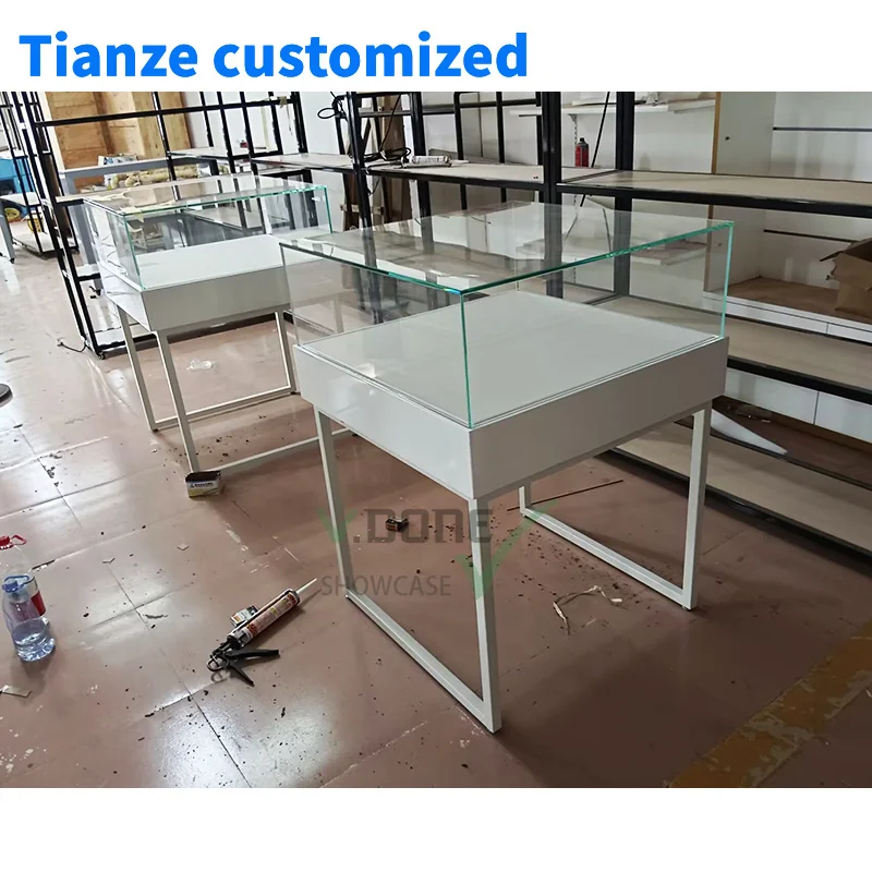 [Customized]Best Supplier Glass Display Cabinet Smoke Shop Showcase Dispensary Display Counters Cigar Display Cases