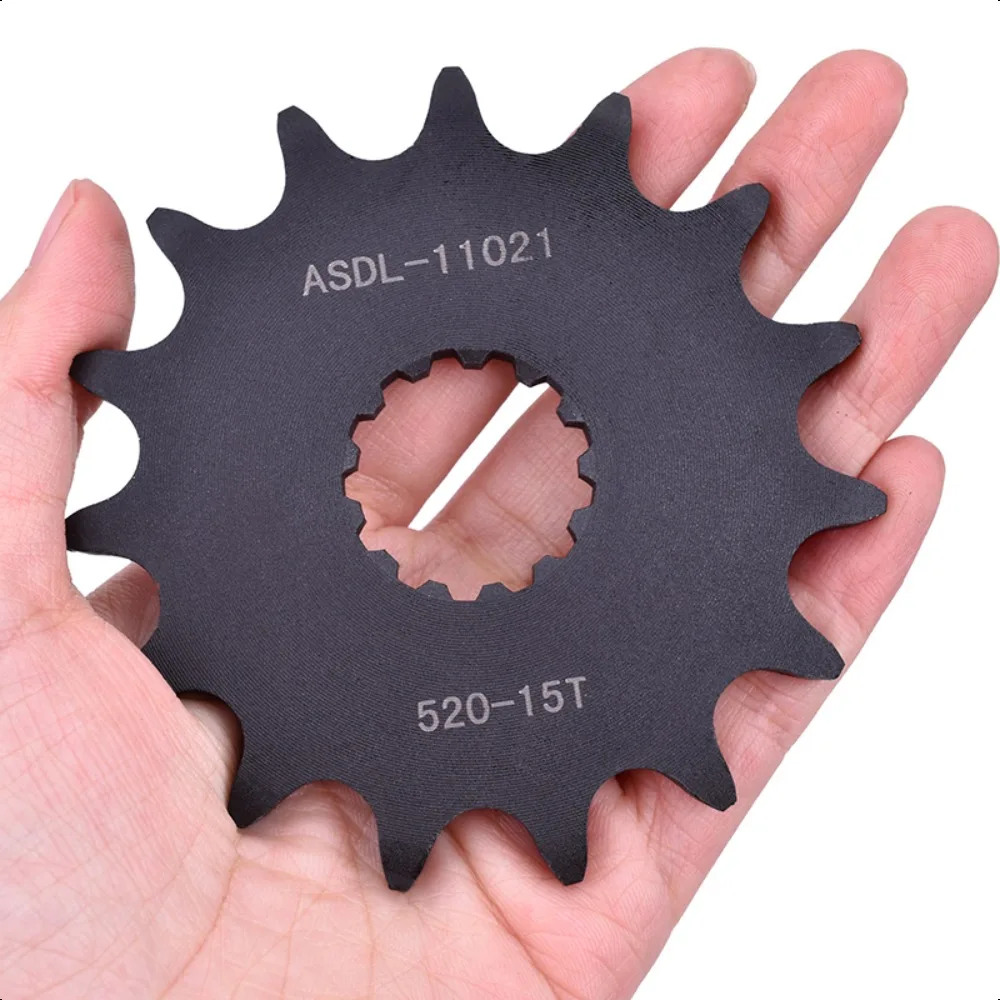 520-15T 15 Tooth Front Sprocket Gear Wheel for Kawasaki 400 Ninja EN650 ER-6f EX650 Ninja 650 KLE650 Z650 ER650 Z650 ABS W800