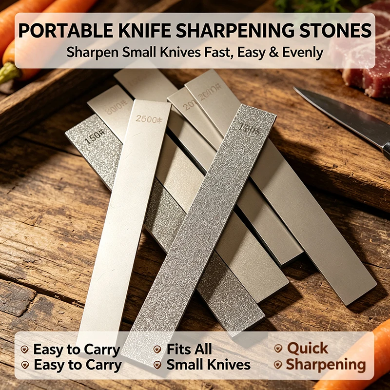 Professional Baseless Diamond Whetstone Knife Sharpening Stone Portable Grinder DIY Woodworking Kitchen Cutlery Tool