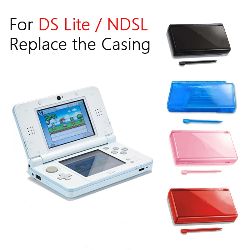 Pièces de rechange pour DS Lite, boîtier de remplacement DIY pour DS Lite, coque de remplacement complète pour NDSL, coque de réparation pour NDSL