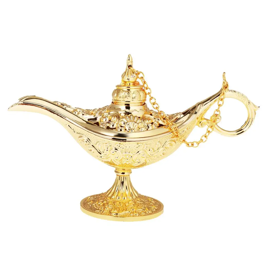 

Пожатый цветок Панто Арабский свет Джинн Лампа Коробка Опора Золото 01