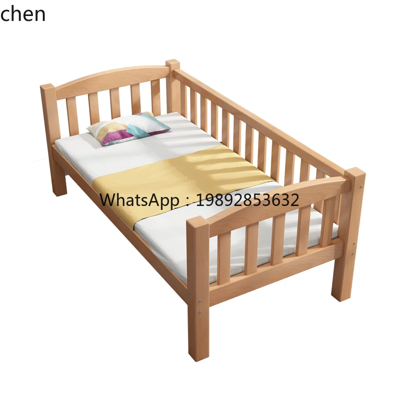 splicing bedside beech with guardrail boys and girls single widened small bed splicing large bed