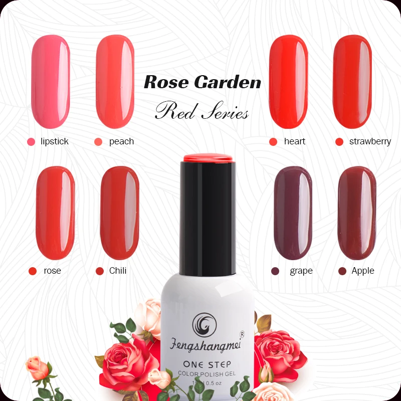 3-in-1-Gel-Nagellack mit einer Stufe, kein Abwischen, Basis- und Decklackfarbe, All-in-One-Soak-Off-UV/LED-Gel-Nagellack für Nagelkunst, Salon und DIY-Maniküre