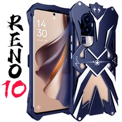 Dropshipping Metal Steel Machinery Thor Heavy Duty Armor Aluminum Phone For OPPO Reno 10 Reno10 Pro Plus Gaming  CASE Cover