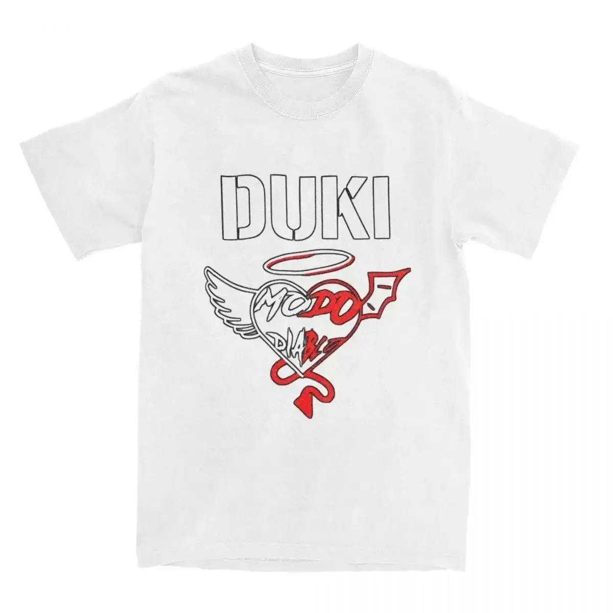Streetwear Duki T-Shirt Ladies Unisex Casual Short Sleeve Cool Modo Dlablo Y2K Fun O Neck Harajuku Women Tees Oversize Tops