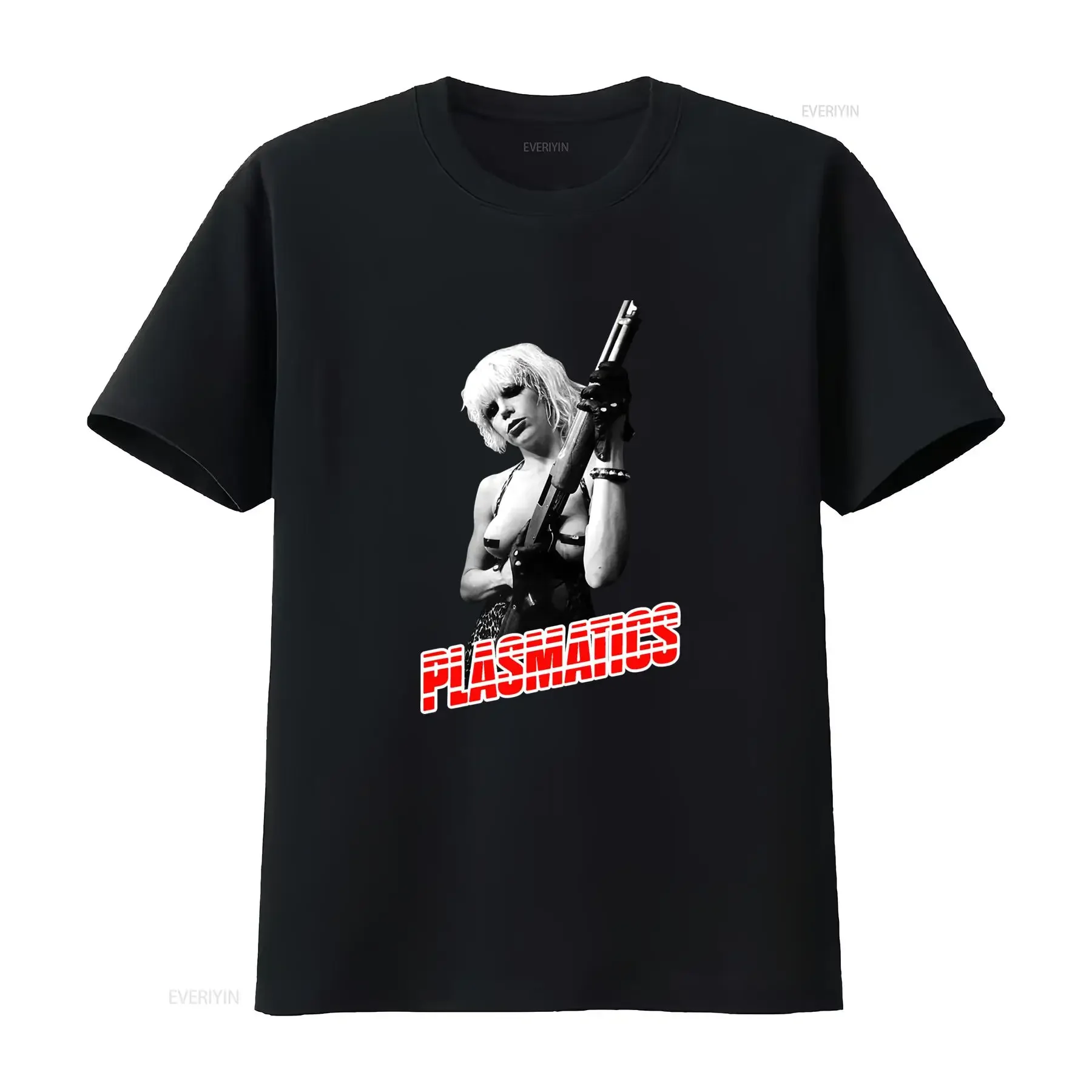 Rare PLASMATICS Band Cotton T Shirt for Fans S 5XL with Iconic Image Print vintage Washed Casual Stretched