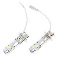 2Pcs 50W 6000K LED H3 LED Headlights Bulb Super Bright For Auto Driving Fog Lights Car LED Fog Driving Lights Bulbs