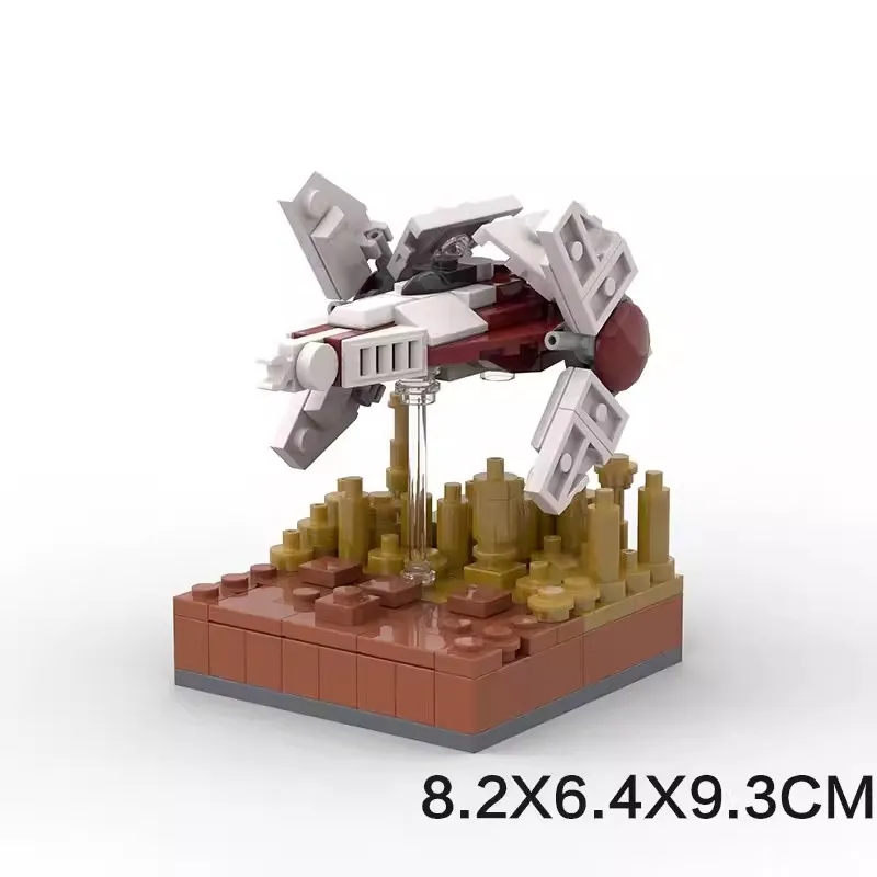 Mymocs Ideas MOC Star Movie Mini Spaceship Diorama Shuttle Snowspeeders Wing Starfighters Sets Building Blocks Kid Toys Gift - view 3