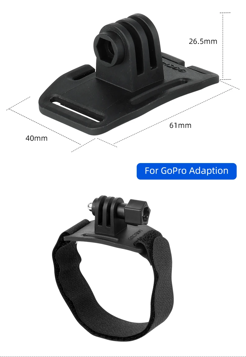 Scheinwerferhalterung Passend für Trek Bontrager Ion Pro, Kompatibel mit GoPro-Kamera, Fahrradlenker-Vorbau-Gabel-Helmhalterung – Detail 13