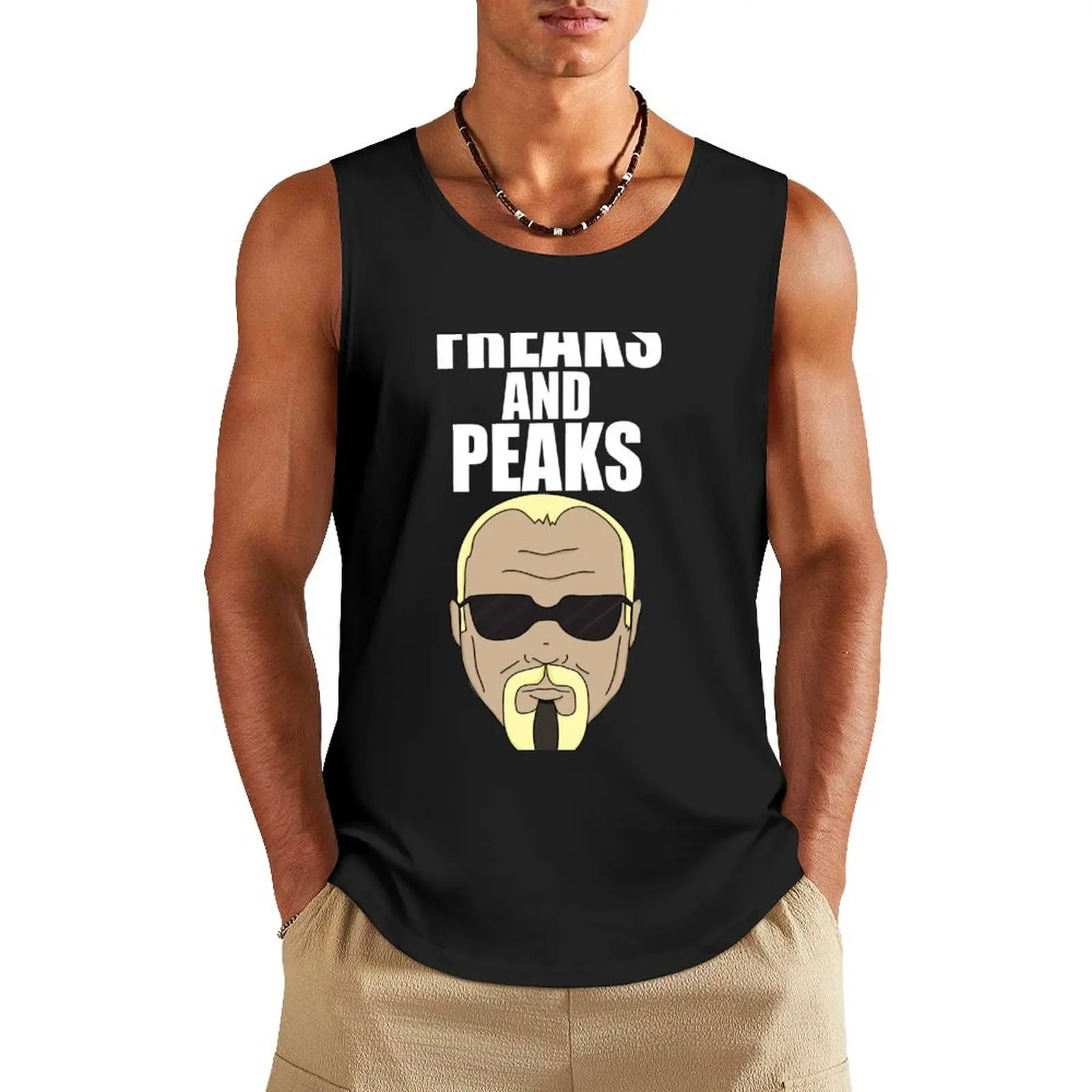 

Steinerism #7- Freaks and Peaks Tank Top Men's sleeveless gym shirts gym accessories man