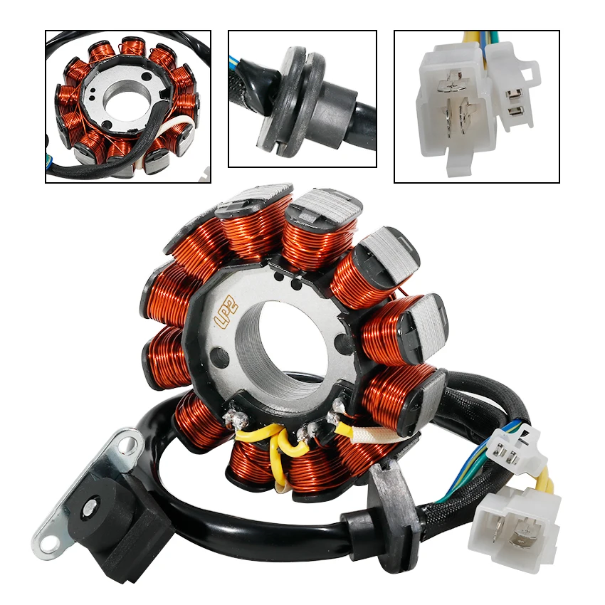 

Fits for Kymco Agility 125 150 200 R16+ City S 125i CBS Euro Like Plus Motorcycle Stator Generator Ignition Coil 31120-LGS6-E10