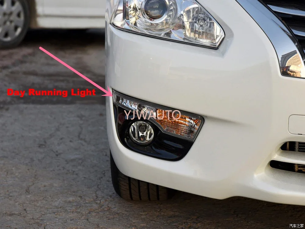 For Nissan Altima Teana Maxima 2013 2014 2015 Daytime Running Lights Car Lamp LED DRL Front Bumper Grille Driving Day Light