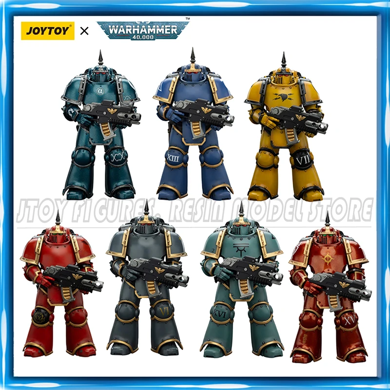 JOYTOY 1/18 Action Figure Warhammer 40K MK lll Tactical Legionary figures Toys 4.8in