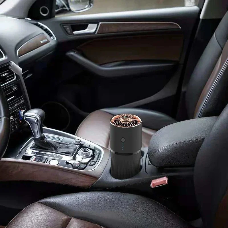 Professional car home office personal desktop mini silent multi-function plasma air purifier pet bedroom deodorization