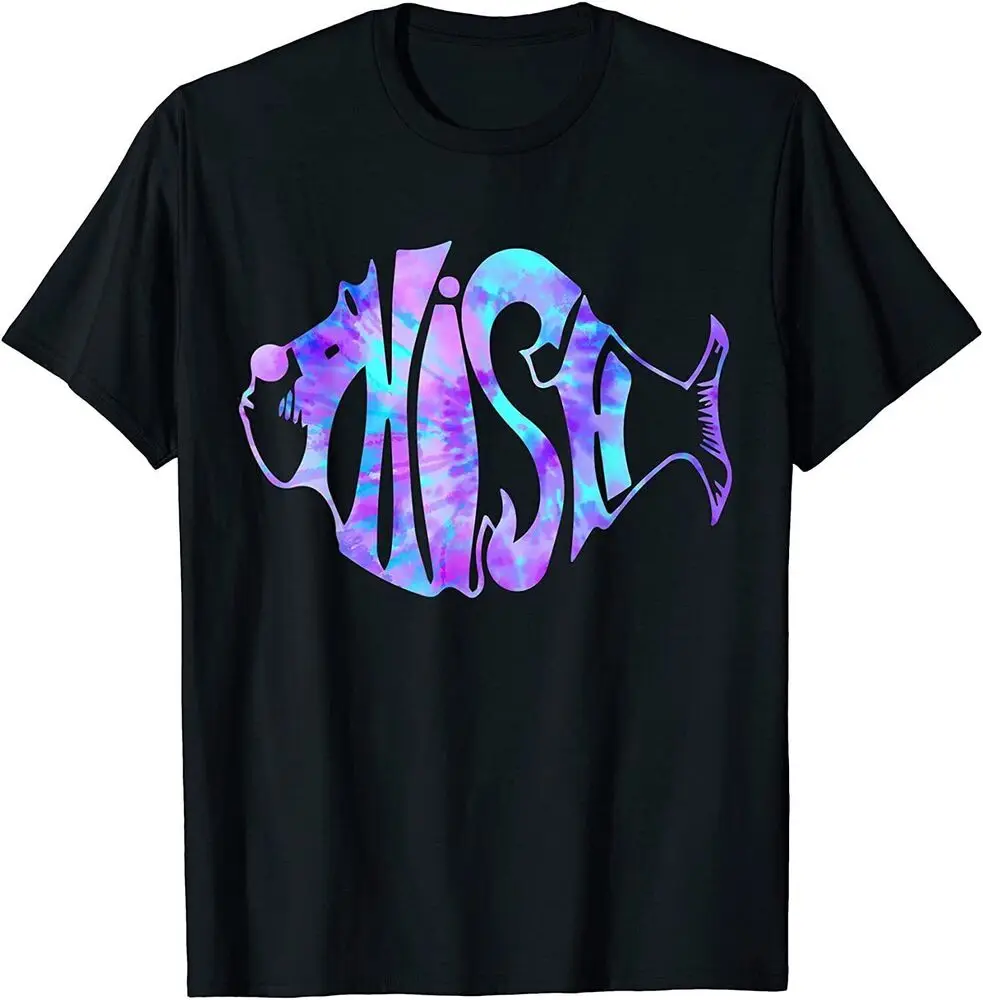 Tie-Dye Fish, Phish-Jam, Fishing Fisherman T-Shirt Fun Printed Clothing Y2K Summer