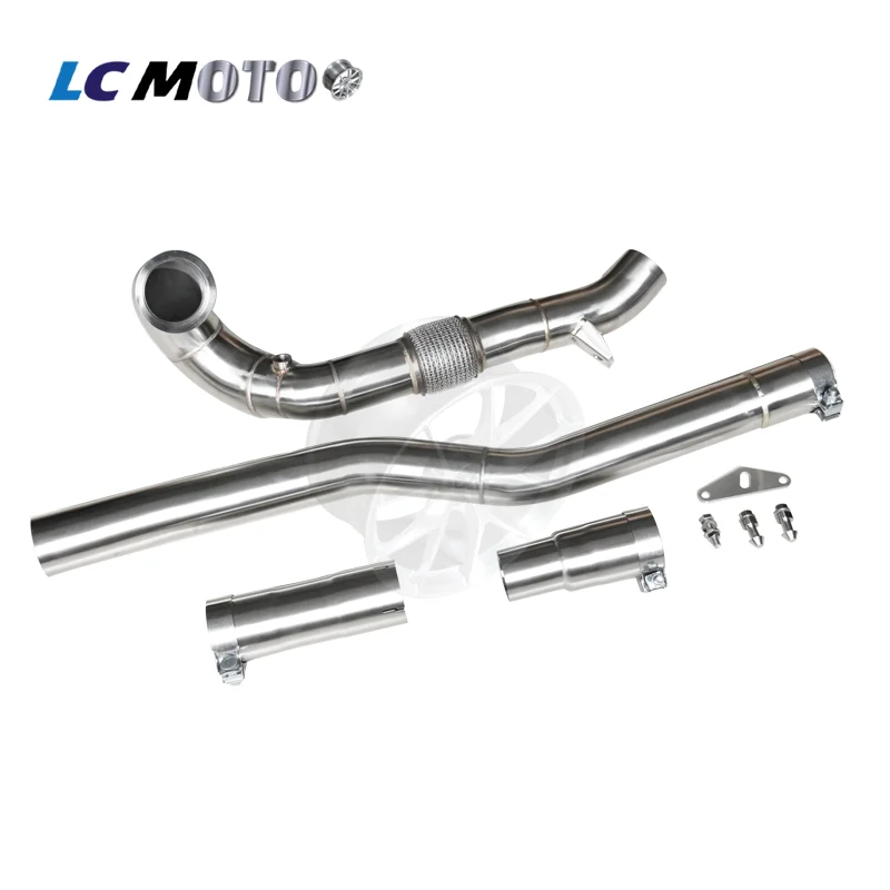 3.5 Inch SS304 Exhaust Downpipe For VW Golf MK7 GTI R 2.0L EA888 TSI Audi A3 S3 8V Support LHD & RHD Turbo Upgrade