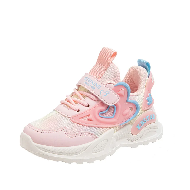 2024 Autumn New Children Shoes Fashion Princess Shoes Girl Designer Breathable Shoes Antiskid Soft Soled Casual Sneakers Zapatos image 5