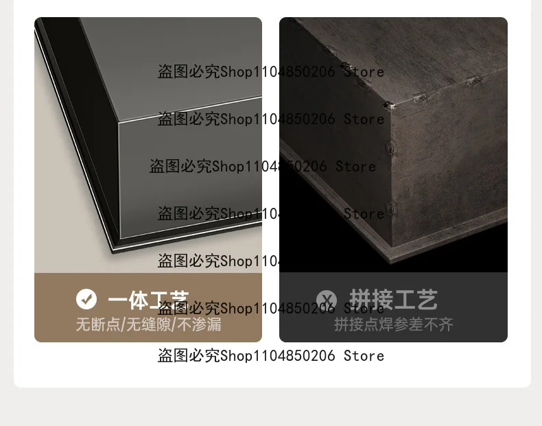 Suitable for Niche, Stainless Steel Niche, Shelf Toilet Trash Can Embedded in Niche Next To Toilet