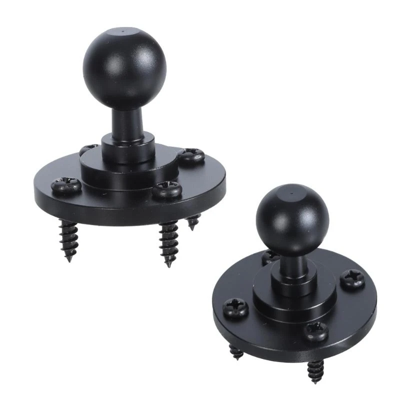 

Universal Ball Head Mount Base 17mm Ball Head to 1/4inch Male Adapter with Screw Aluminum Ball Head Adapter Bracket Base