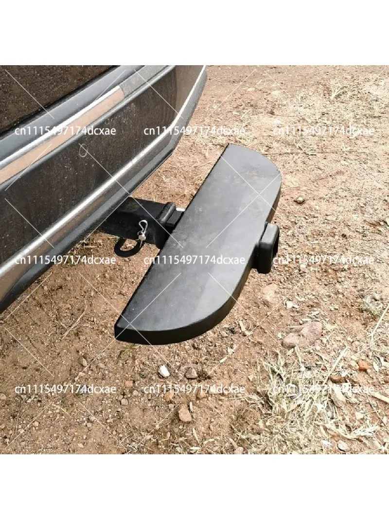 Trailer Arm Pedal SUV Climbing Step Ladder Carbon Steel Square Extension Tube Trailer Bar Extension Pedal