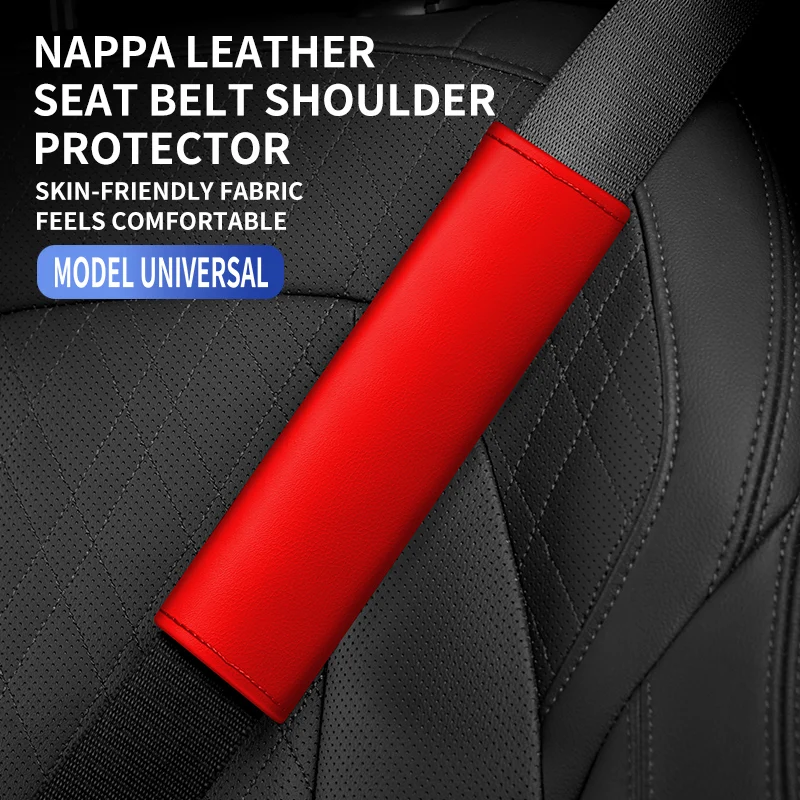 

2 PCS Faux Suede Car Seat Belt Pads - Kids & Adults Shoulder Protectors | Universal Fit for Cars/Trucks | Anti-Slip Soft Comfort