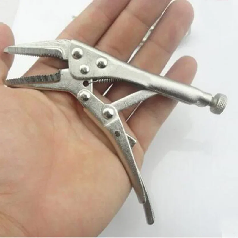 5inch Locking pliers round nose Straight Jaw Welding Tool Straight Jaw Lock Mole Plier Vice Grips Pliers