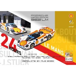 Premium ratio 1/64 diecast alloy finished static car model Porsche 962LM Collection display piece, Children's Day gift for boys.