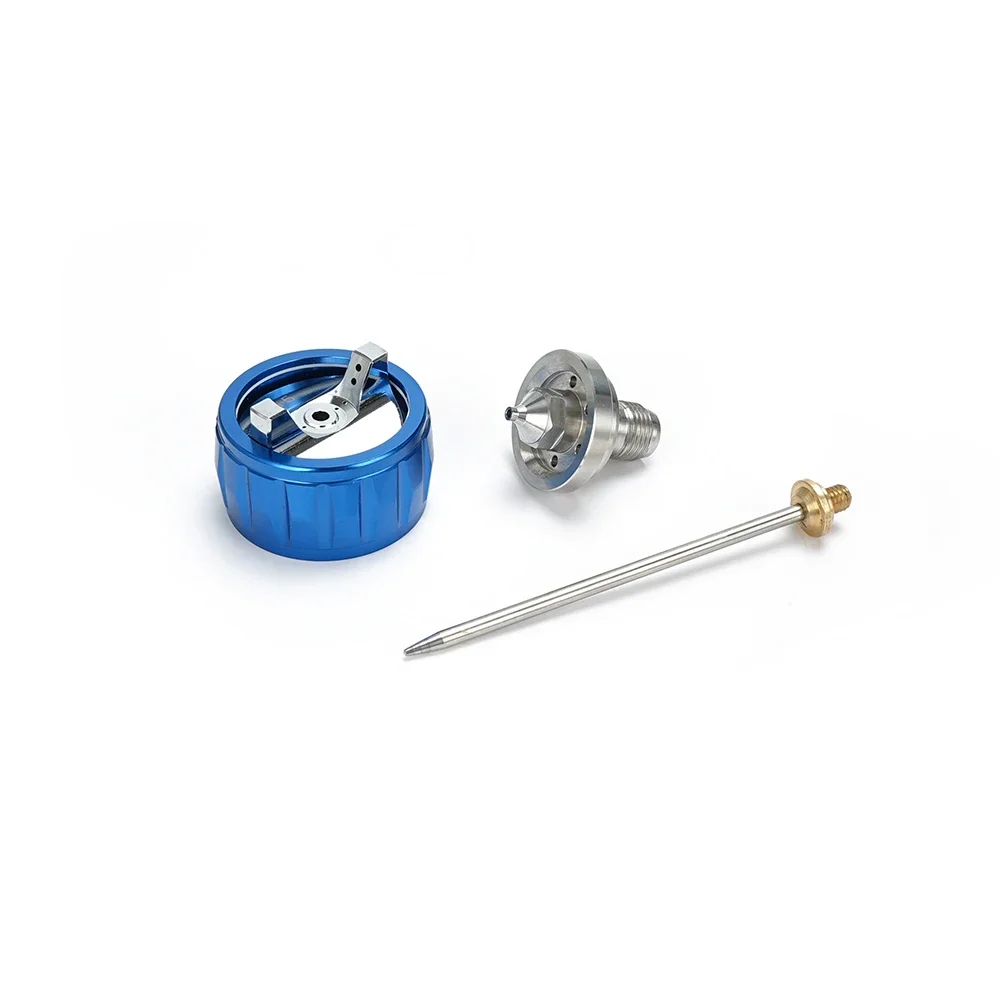 H‑8888 Gravity Feed Air Paint Spray Gun Kit VLP R360 with 0.8/1.0/1.3/1.5mm Nozzle Needle Nozzle Cap for Car Furniture Painting