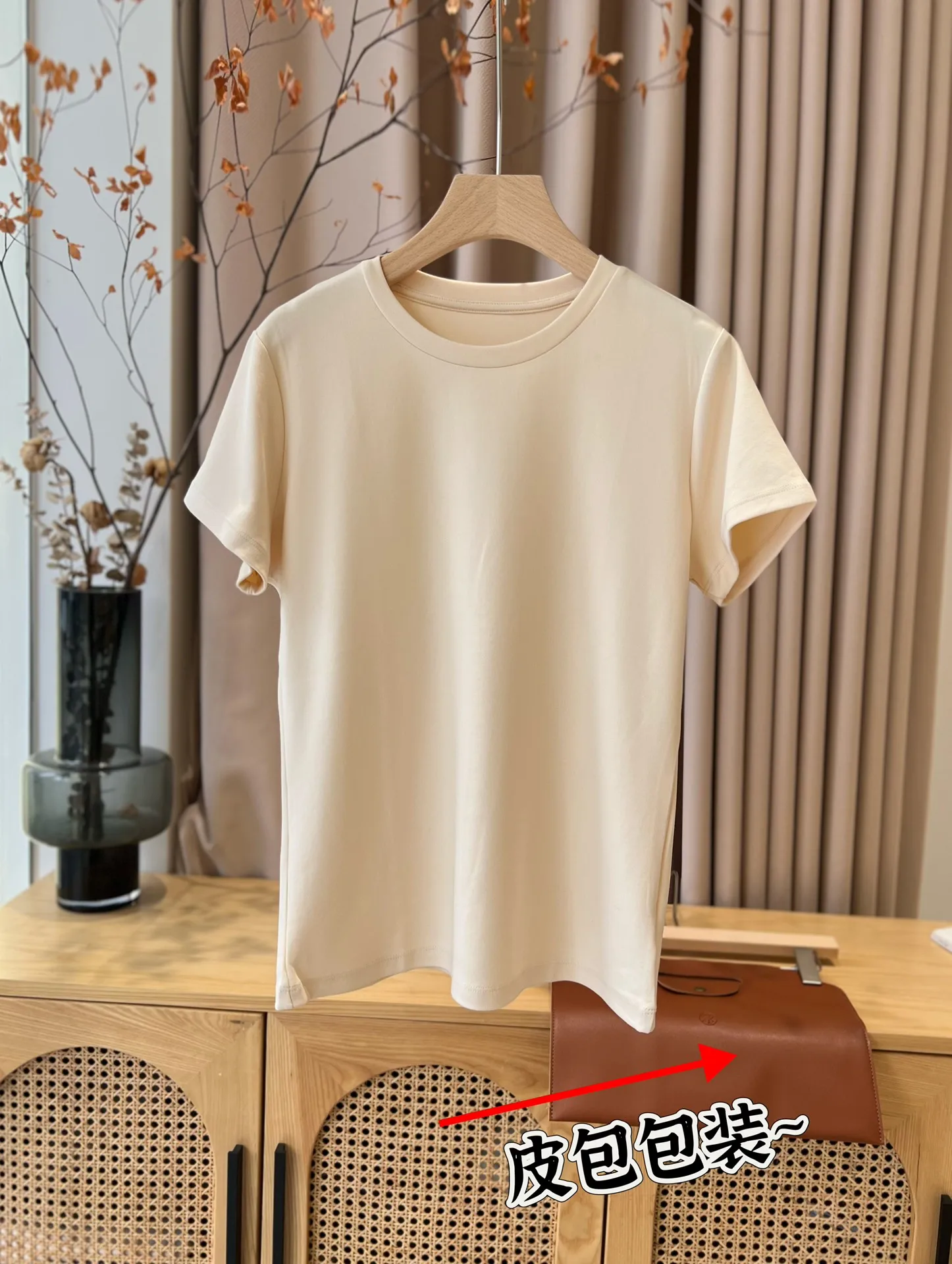 Women's High-Quality Fashionable Casual Brushed Cotton T-Shirt – Spring/Summer 2025 New Arrival
