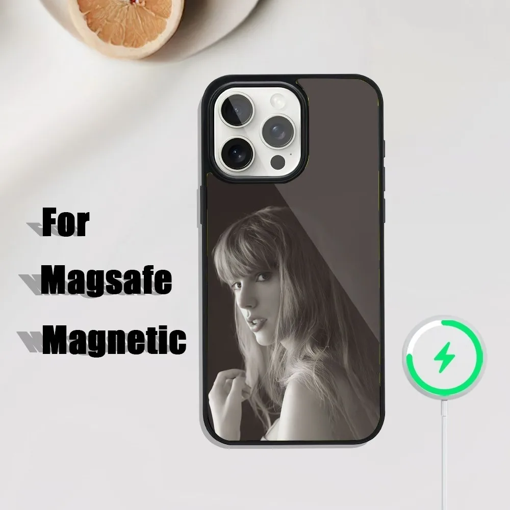 T-Taylor-Swift   Phone Case For iPhone 16,15,14,13,12,11,Plus,Pro,Max Mini Magsafe Magnetic Wireless Charging