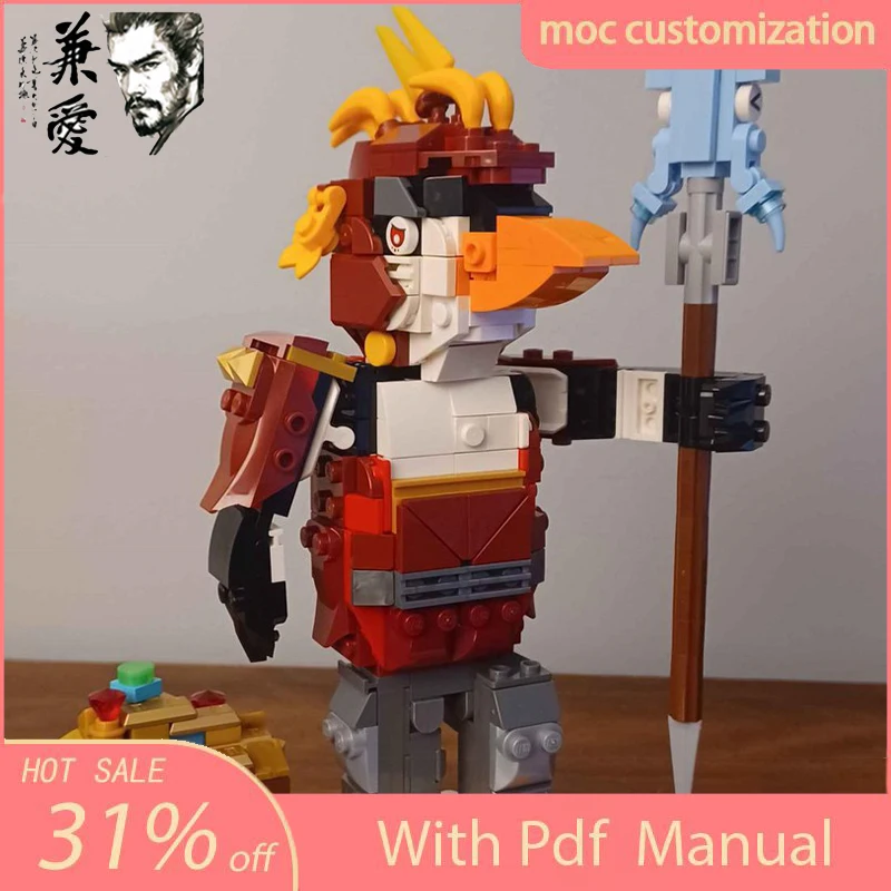

535 шт. Moc креативные строительные блоки Королевская гвардия пингвина (Королевская коллекция часть 2/3) сборные кирпичи игрушки для детей праздничный подарок