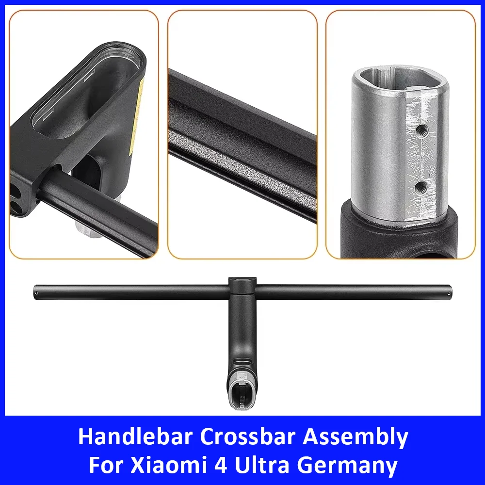 German Version Handlebar Crossbar Assembly for Xiaomi 4 Ultra Electric Scooter Dashboard Mount Crossbar Front Head Faucet Stem