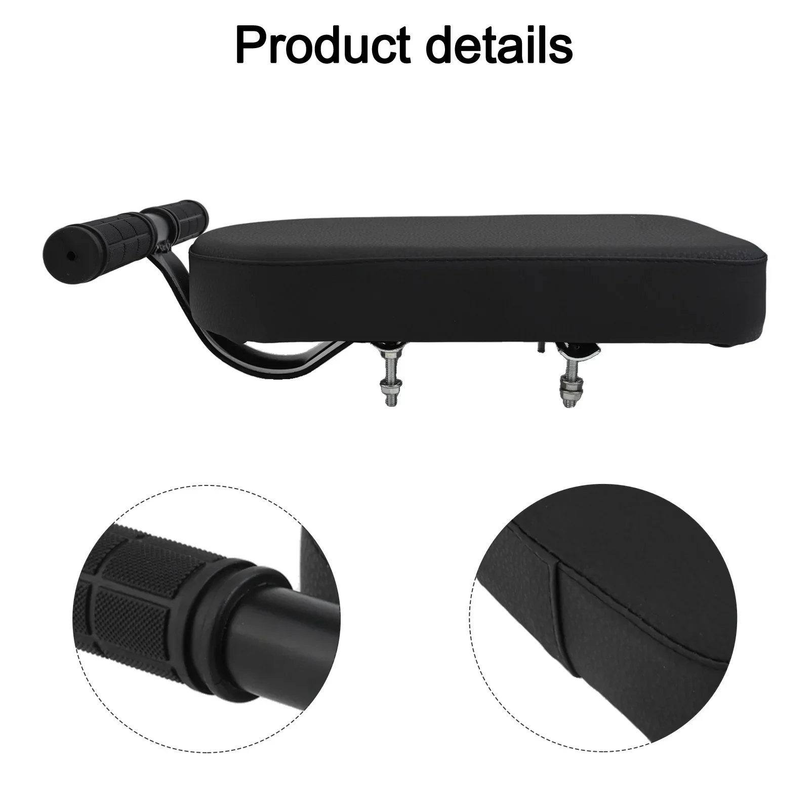 

Black As Pictures Show Functional Bike Seat Mountain Bike Comfortable Saddle Wood ABS Material Elastic Support Design