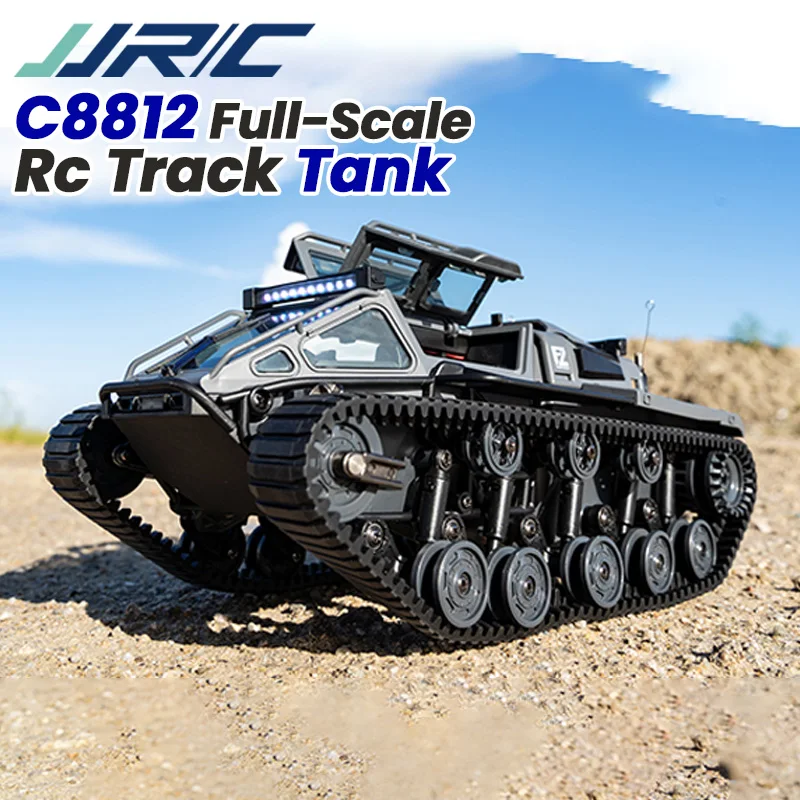 Tanque rc jjrc c8812 escala completa drift carro de controle remoto rastreador carros alta velocidade deriva batalha tanques menino brinquedos para crianças