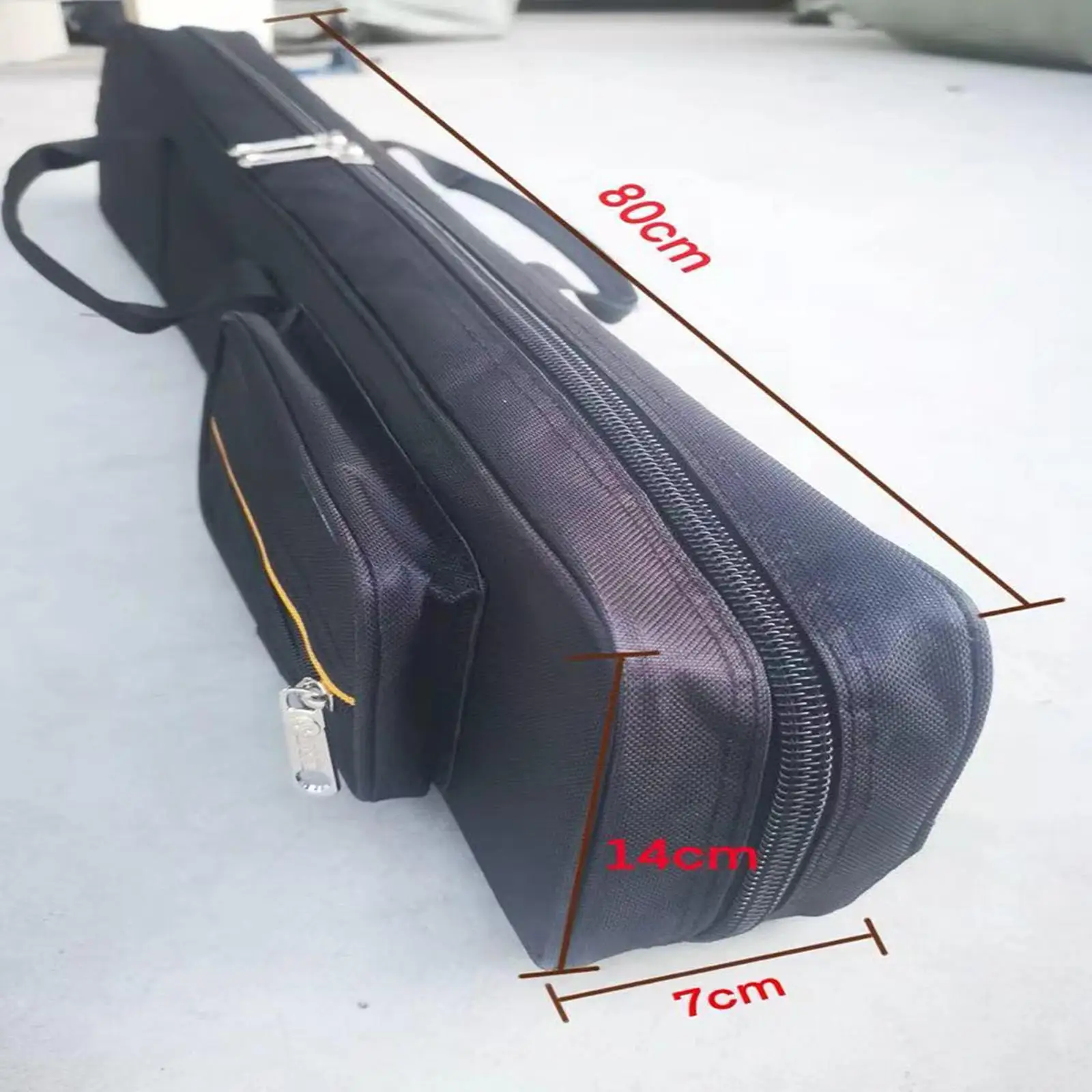 Billiard Cue Case Oxford Polyester Water-resistant Portable Pool Accessory Bag for Billiards Club Use