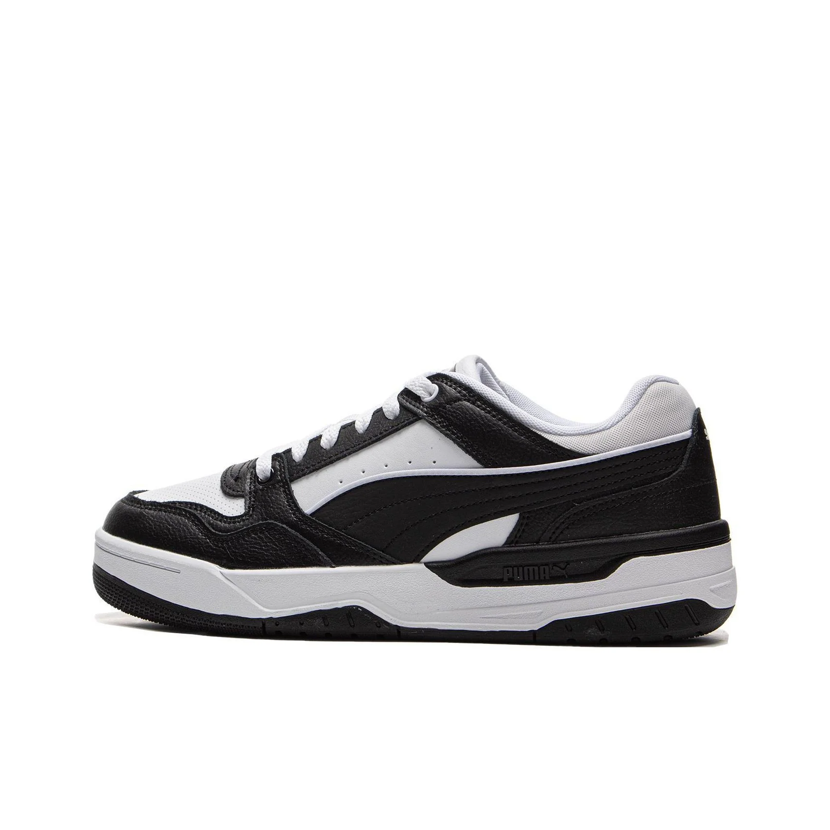 PUMA Rebound Retro Low top Skateboard Shoes Unisex Black 400197-03